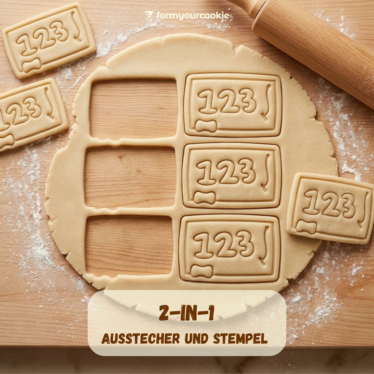 Tafel 123 – Schulanfang-Keksausstecher – 7x5cm