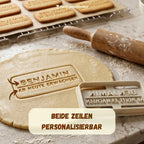 Personalisierter Keksausstecher mit NAME und SPRUCH – 7x4cm