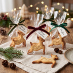 Rentier – Weihnachts-Keksausstecher mit Prägung – 6x6cm
