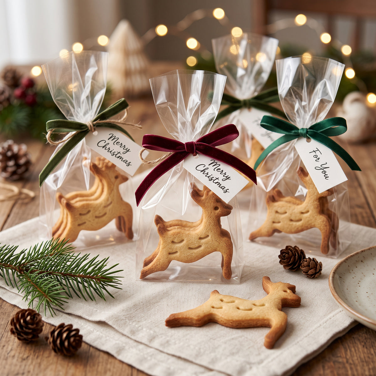 Rentier – Weihnachts-Keksausstecher mit Prägung – 6x6cm