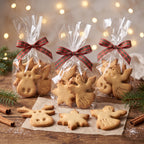 Weihnachtsausstecher-Set: Elch, Engel & Schneeflocke – 6x5cm/5x5cm/6x6cm