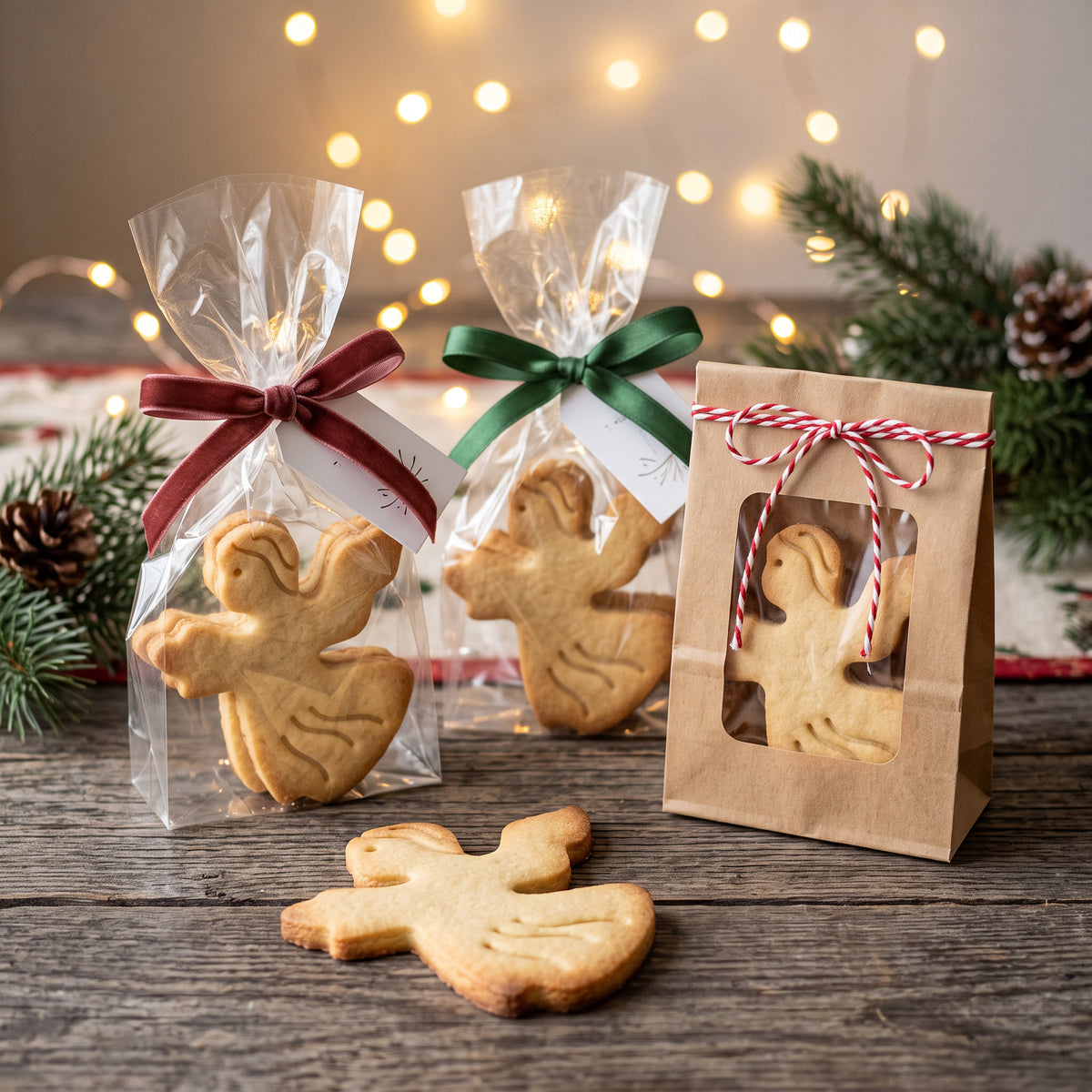 Engel – Weihnachts-Keksausstecher mit Prägung – 5x5cm
