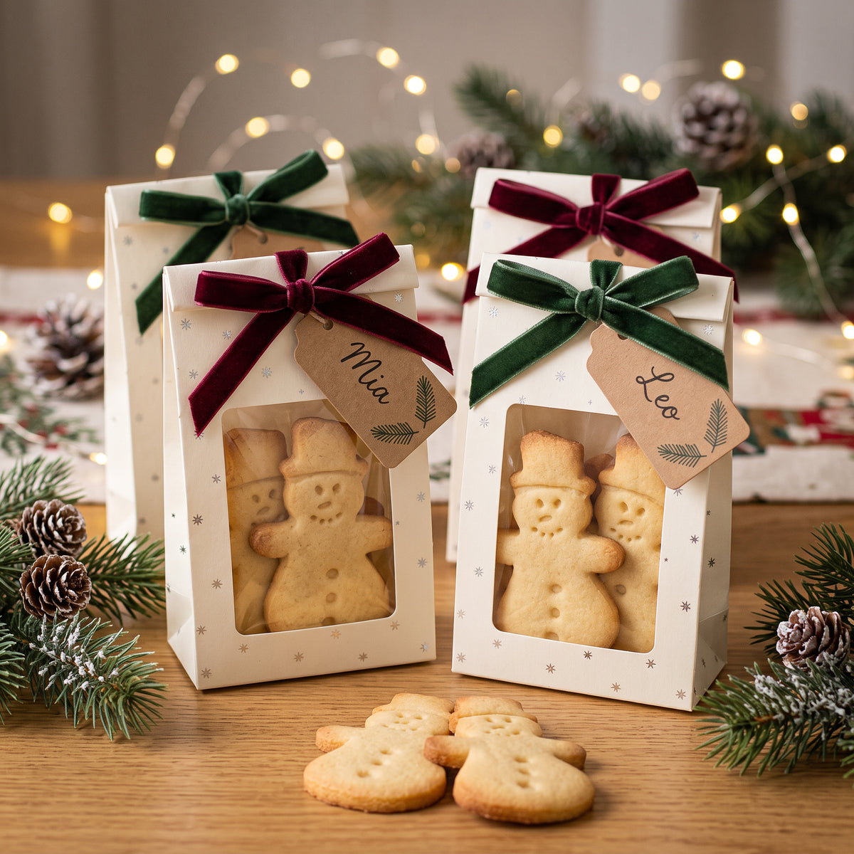 Schneemann – Weihnachts-Keksausstecher mit Prägung – 6x4cm