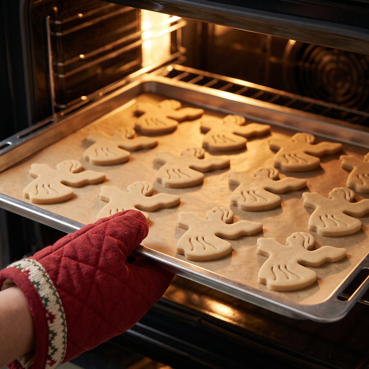 Engel – Weihnachts-Keksausstecher mit Prägung – 5x5cm