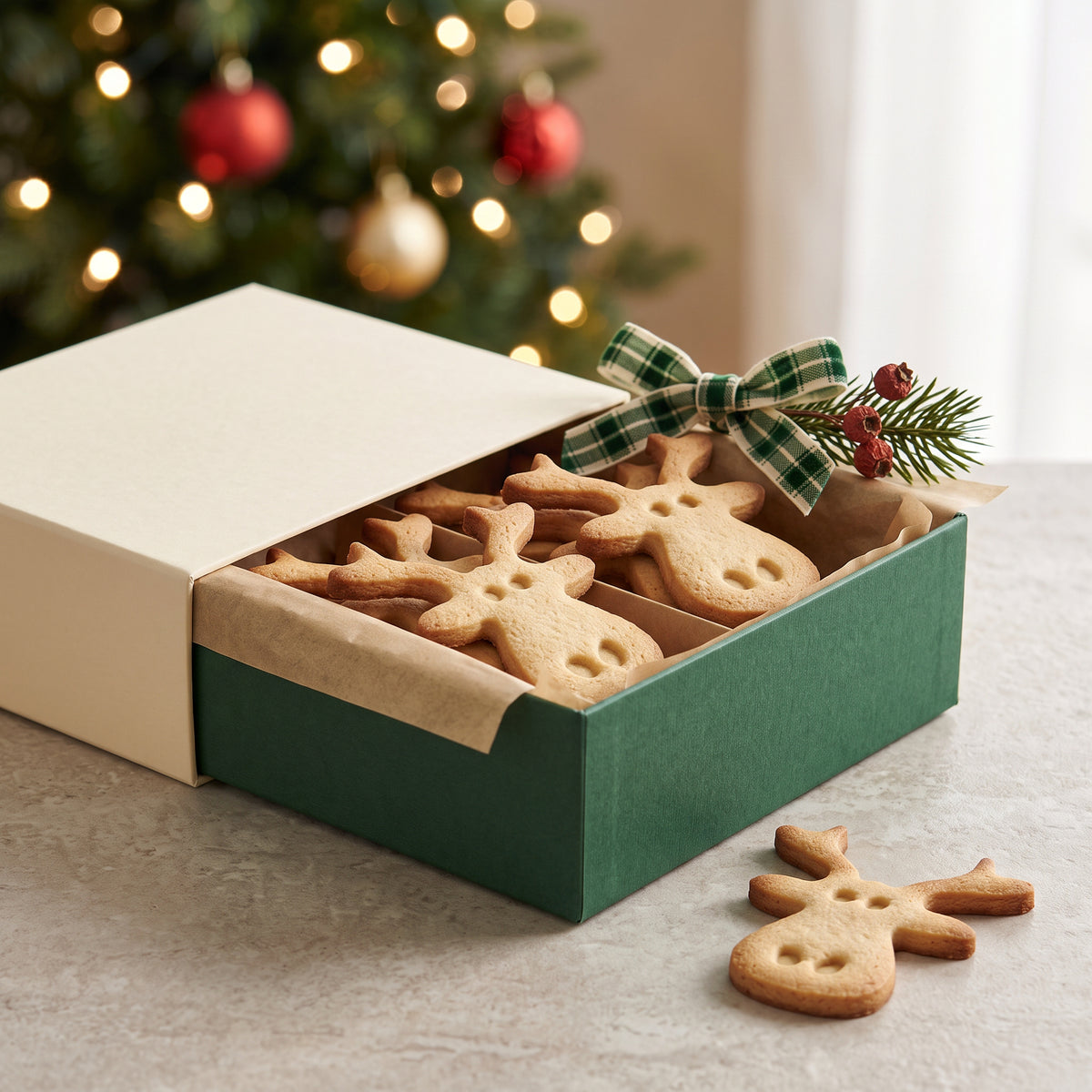 Elchkopf mit Nase – Weihnachts-Keksausstecher – 6x5cm