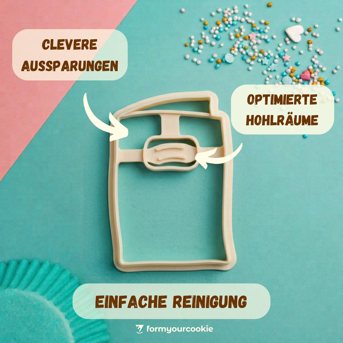 Heft – Schulanfang-Keksausstecher – 7x5cm