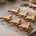 Rentier – Weihnachts-Keksausstecher mit Prägung – 6x6cm
