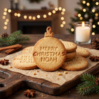 Personalisierte Weihnachtskugel – Keksausstecher mit Name – 7x7cm