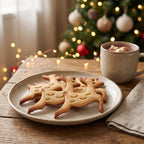 Rentier – Weihnachts-Keksausstecher mit Prägung – 6x6cm