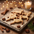 Rentier – Weihnachts-Keksausstecher mit Prägung – 6x6cm