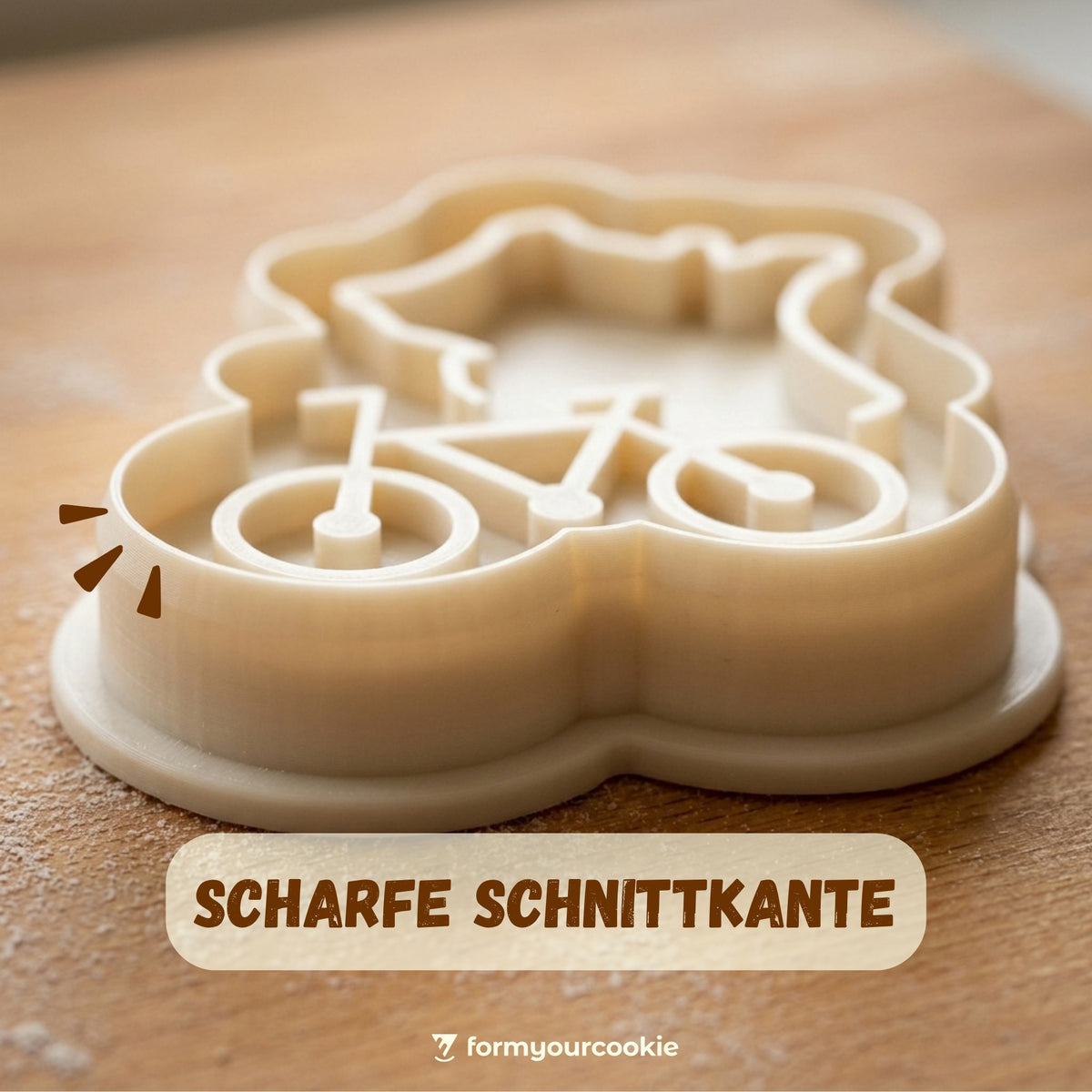 Rennrad Frankreich – Keksausstecher 7x7cm