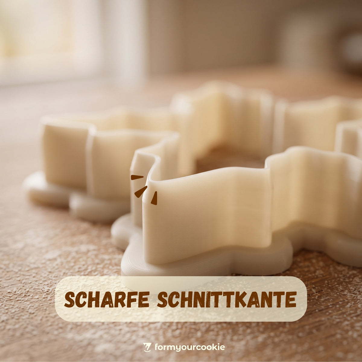 Schneeflocke – Weihnachts-Keksausstecher – 6x6cm