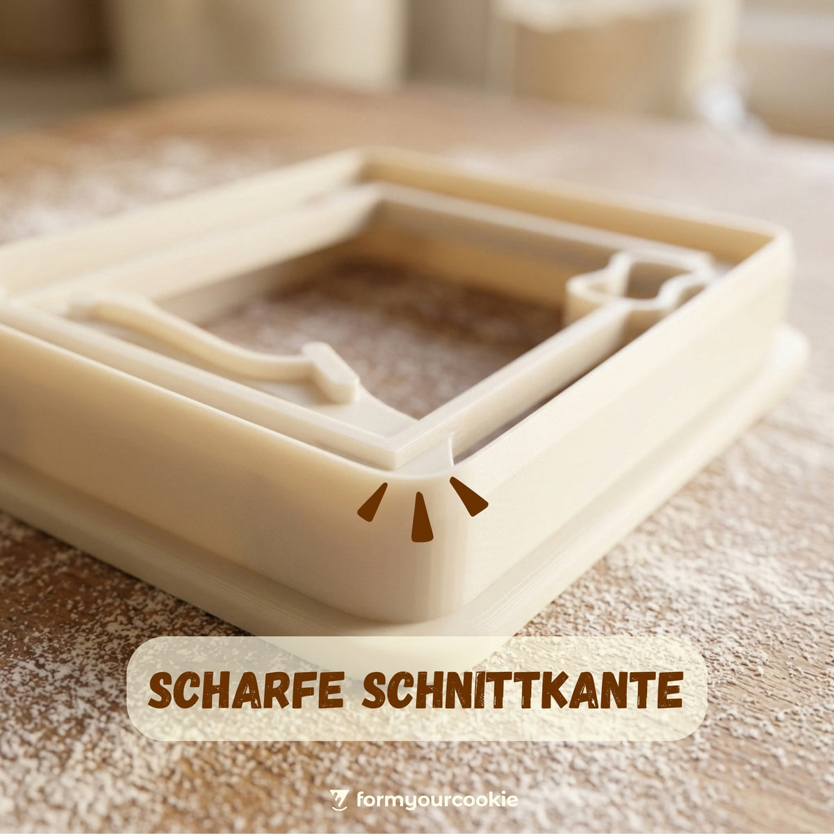 Tafel zum Verzieren – Schulanfang-Keksausstecher – 7x5cm