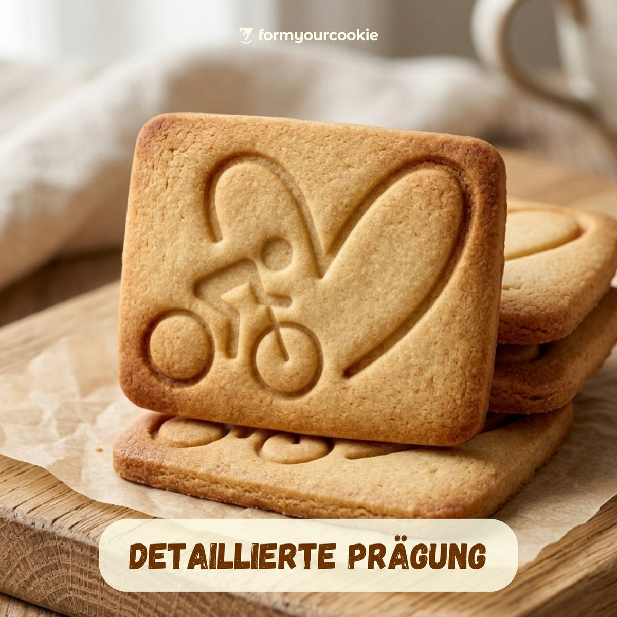 Rennrad Liebe – Keksausstecher 5x7cm