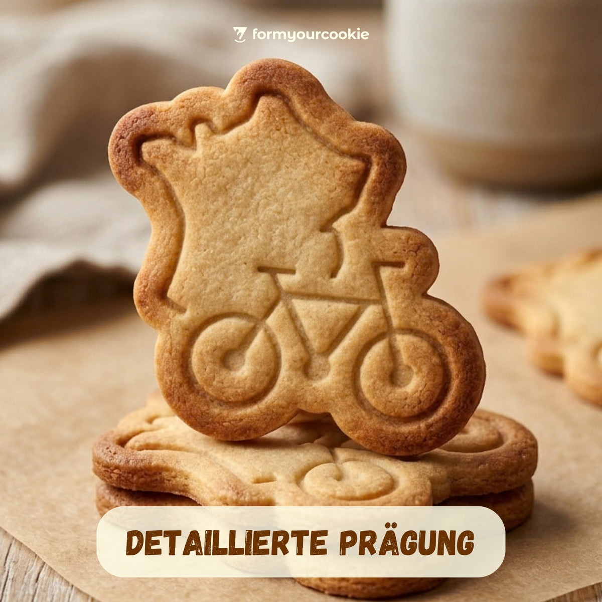 Rennrad Frankreich – Keksausstecher 7x7cm
