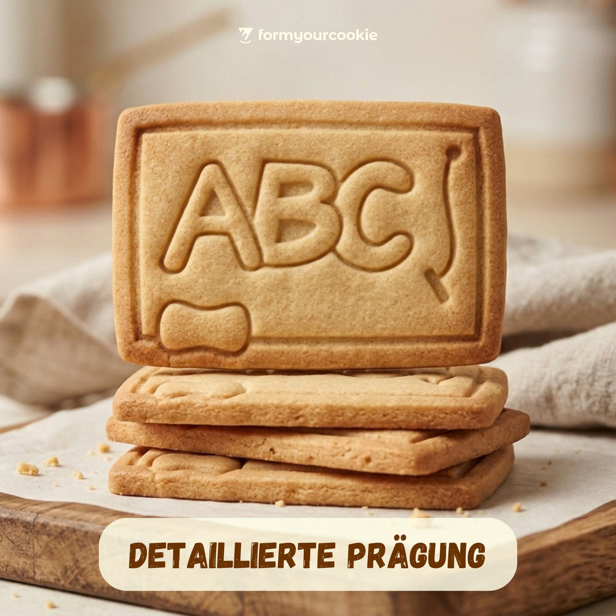 Tafel ABC – Schulanfang-Keksausstecher – 7x5cm