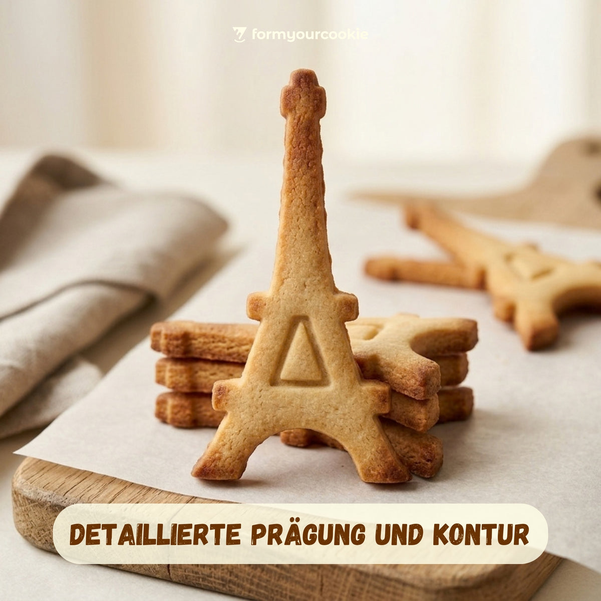 Eiffelturm – Frankreich-Keksausstecher 5x3cm