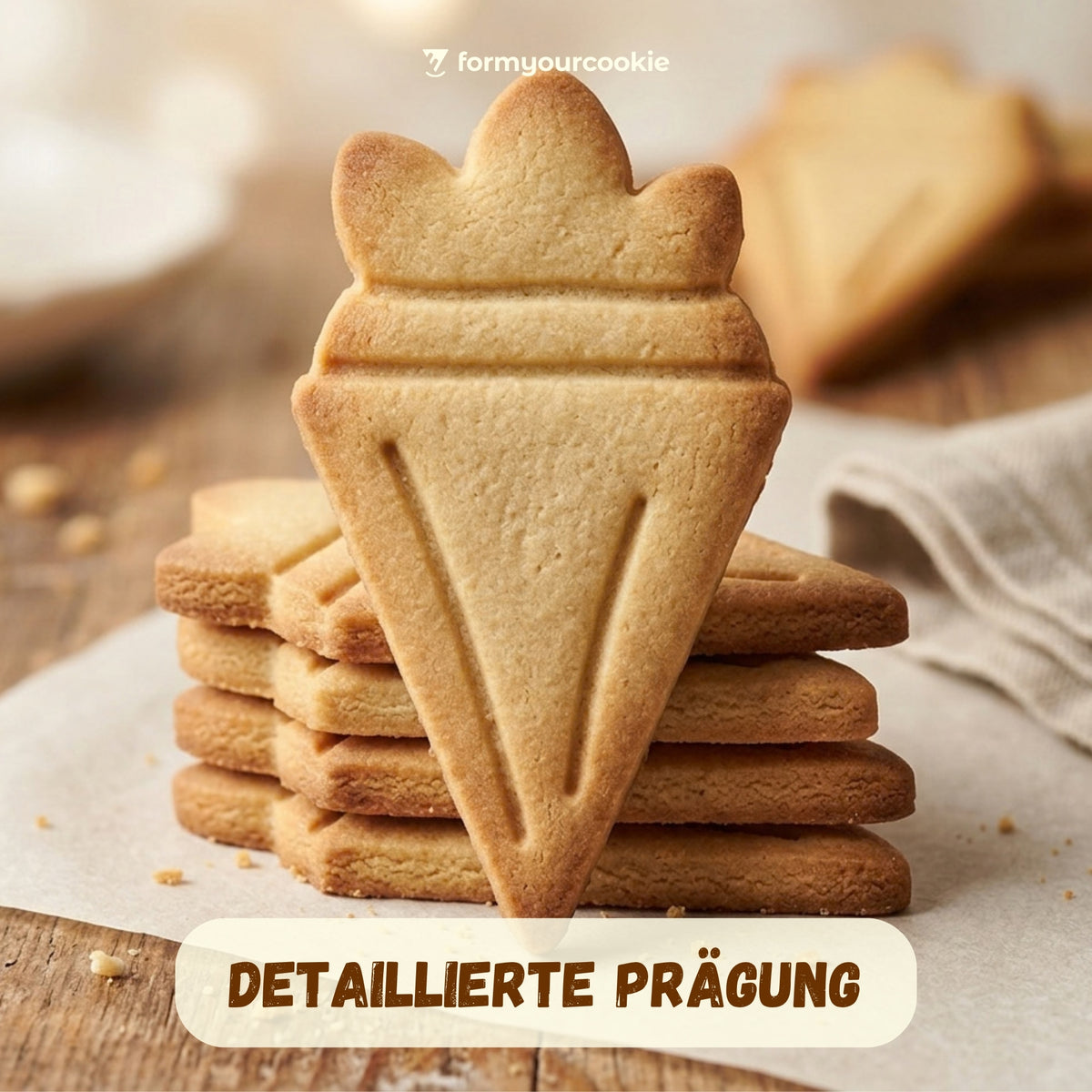 Schultüte mit Details – Keksausstecher – 7x4cm
