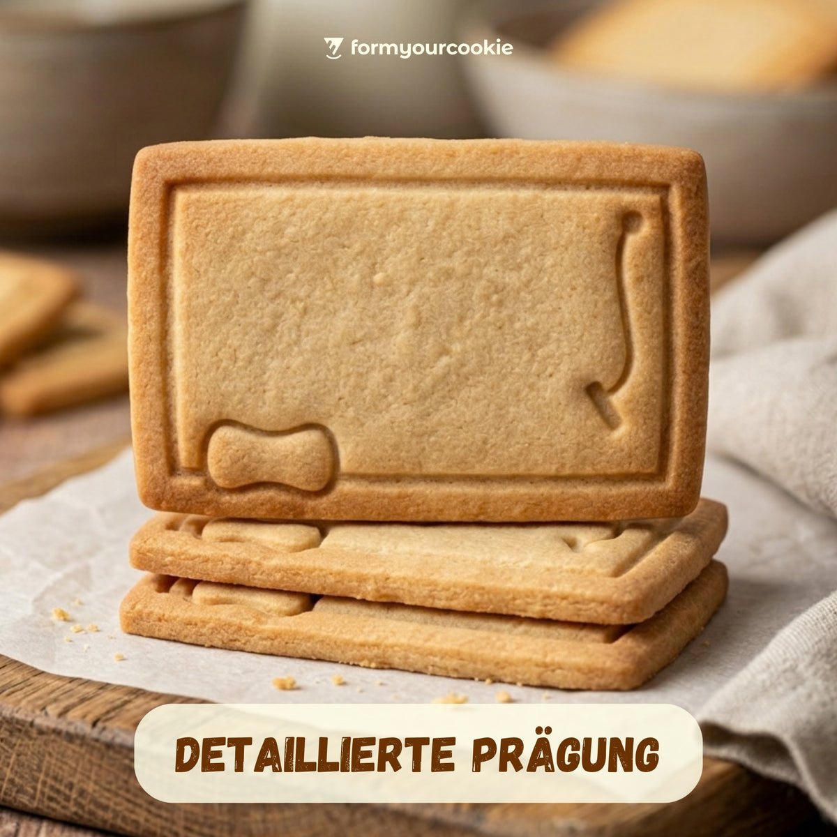 Tafel zum Verzieren – Schulanfang-Keksausstecher – 7x5cm