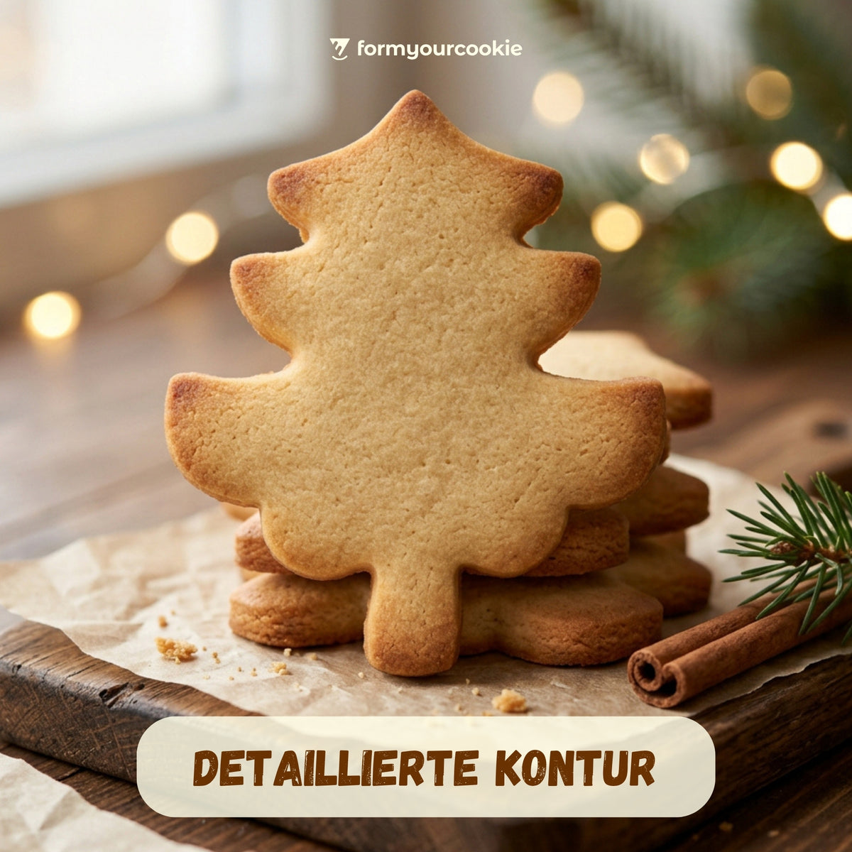 Weihnachtsbaum – Weihnachts-Keksausstecher – 7x5cm