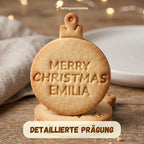 Personalisierte Weihnachtskugel – Keksausstecher mit Name – 7x7cm
