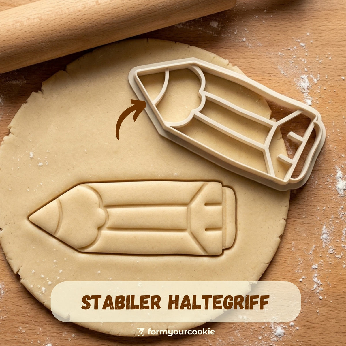 Stift – Schulanfang-Keksausstecher – 7x3cm