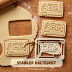 Tafel ABC – Schulanfang-Keksausstecher – 7x5cm