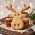 Elchkopf mit Nase – Weihnachts-Keksausstecher – 6x5cm