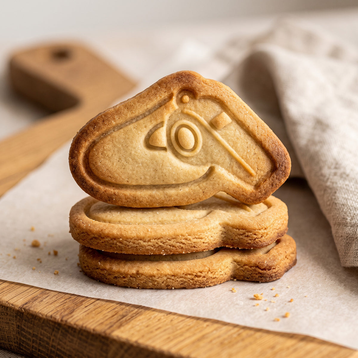 Pfeifen-Keksausstecher mit Detailprägung – 7x5cm