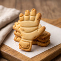 Torwarthandschuh-Keksausstecher mit Stempel – 7x4cm