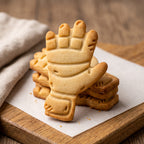 Torwarthandschuh-Keksausstecher mit Stempel – 7x4cm