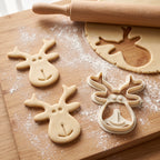 Elchkopf mit Mund – Weihnachts-Keksausstecher – 6x5cm