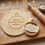 Personalisierte Weihnachtskugel – Keksausstecher mit Name – 7x7cm