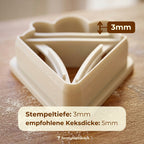 Schultüte mit Details – Keksausstecher – 7x4cm