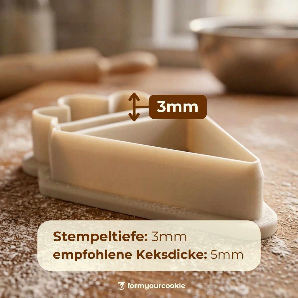 Schultüte schlicht – Keksausstecher – 7x4cm
