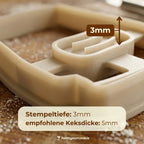 Heft – Schulanfang-Keksausstecher – 7x5cm