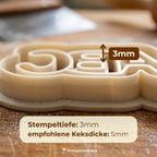 ABC – Schulanfang-Keksausstecher – 7x4cm