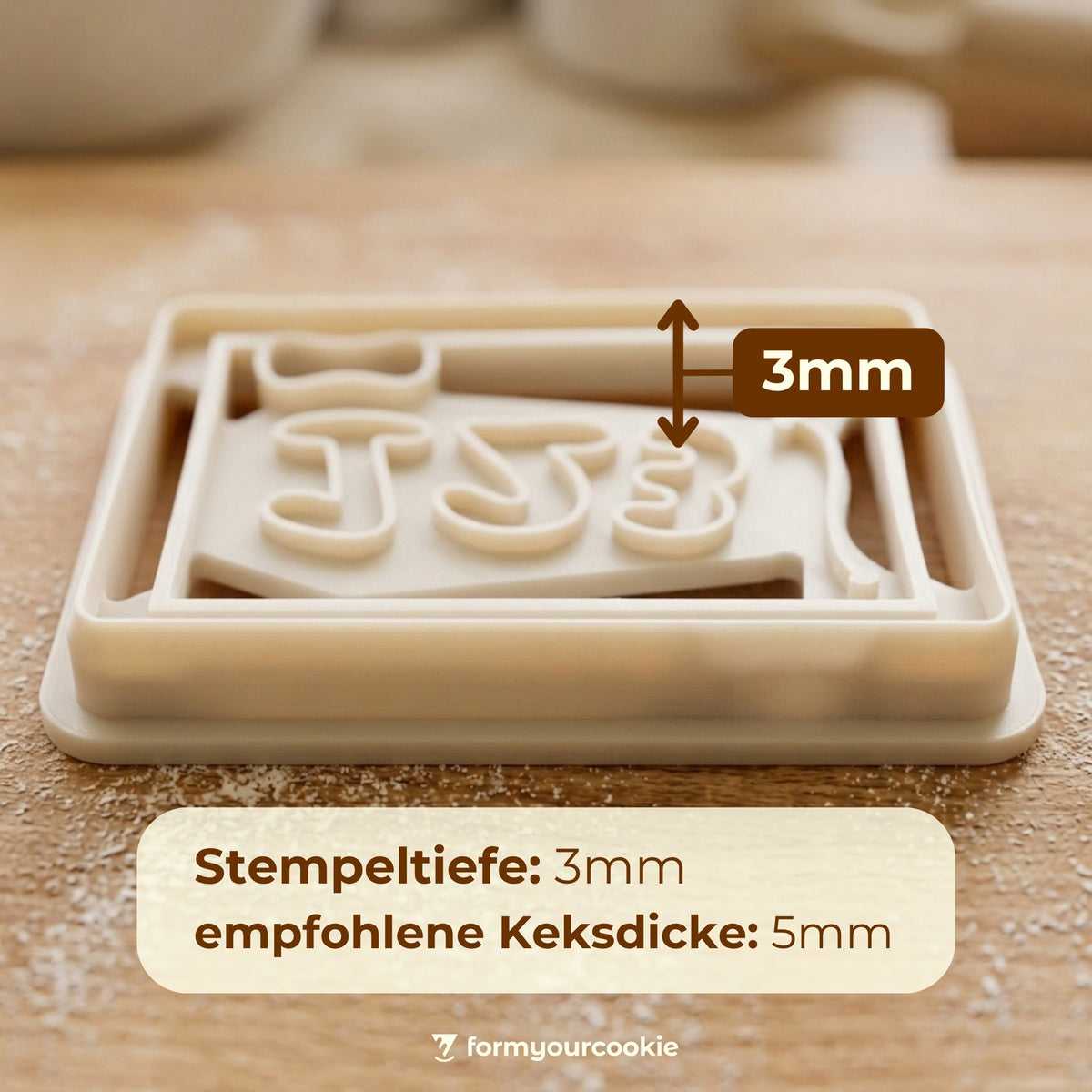 Tafel 123 – Schulanfang-Keksausstecher – 7x5cm