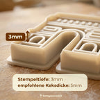 Triumphbogen – Frankreich-Keksausstecher 7x7cm