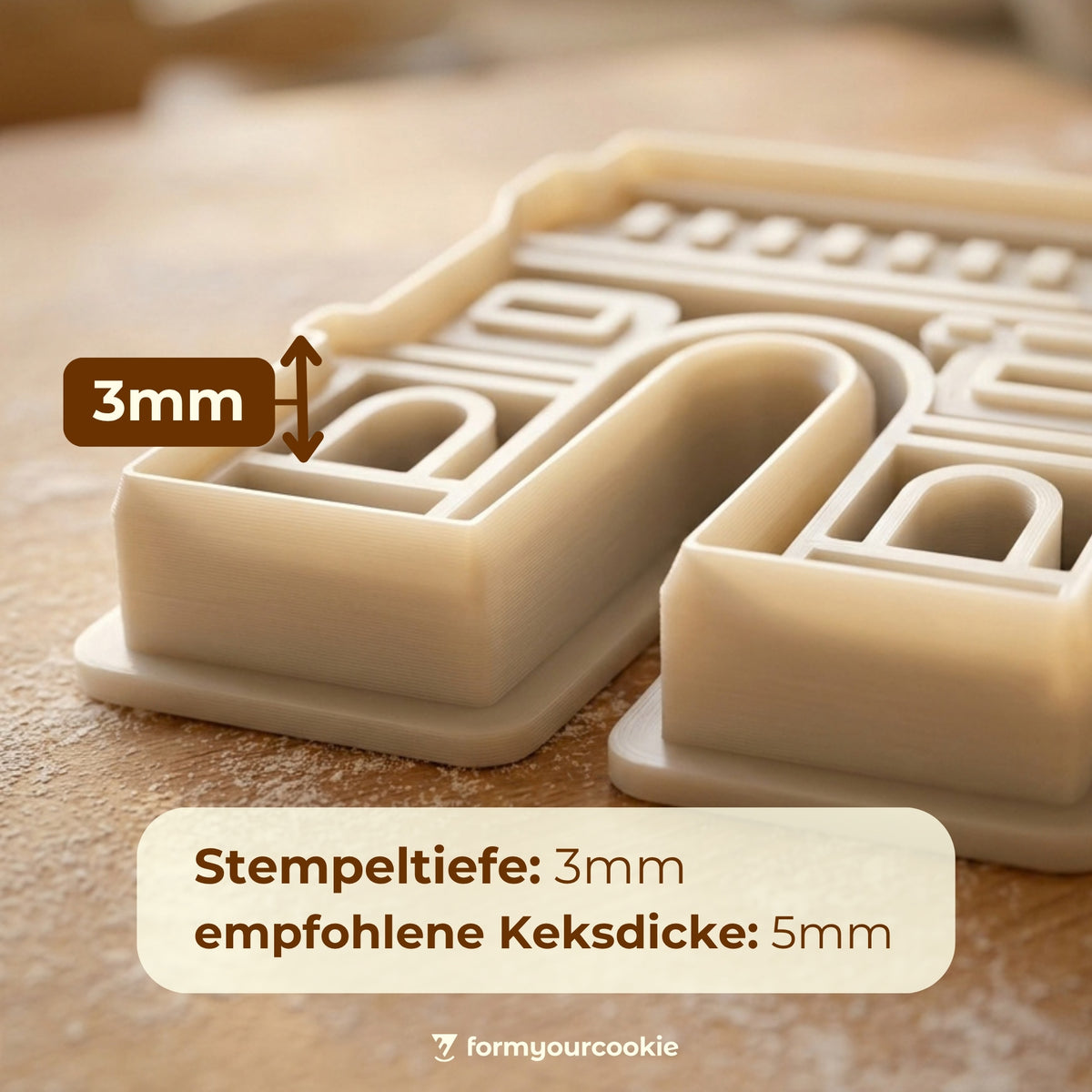 Triumphbogen – Frankreich-Keksausstecher 7x7cm