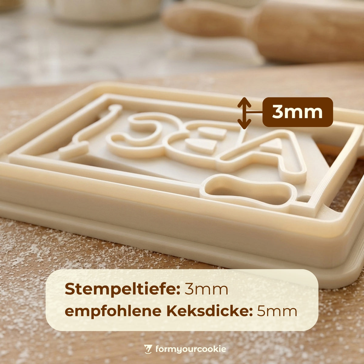 Tafel ABC – Schulanfang-Keksausstecher – 7x5cm