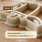 Buch – Schulanfang-Keksausstecher – 6x5cm