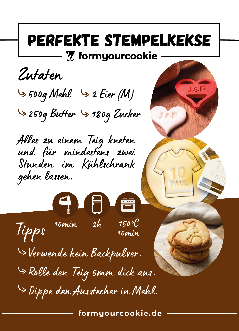 Rezept für perfekte Stempelkekse