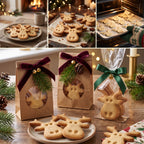 Elchkopf mit Nase – Weihnachts-Keksausstecher – 6x5cm