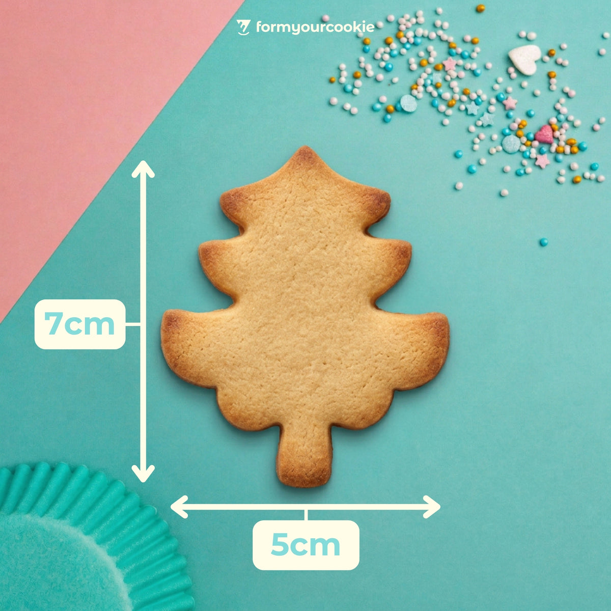 Weihnachtsbaum – Weihnachts-Keksausstecher – 7x5cm