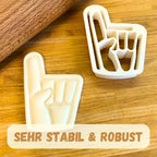 Stabiler Griff des High Five-Keksausstechers